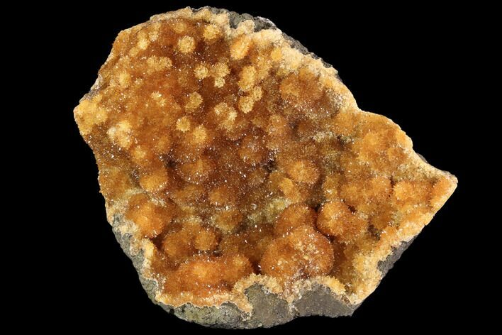Intense Orange Calcite Crystal Cluster - Poland #94422